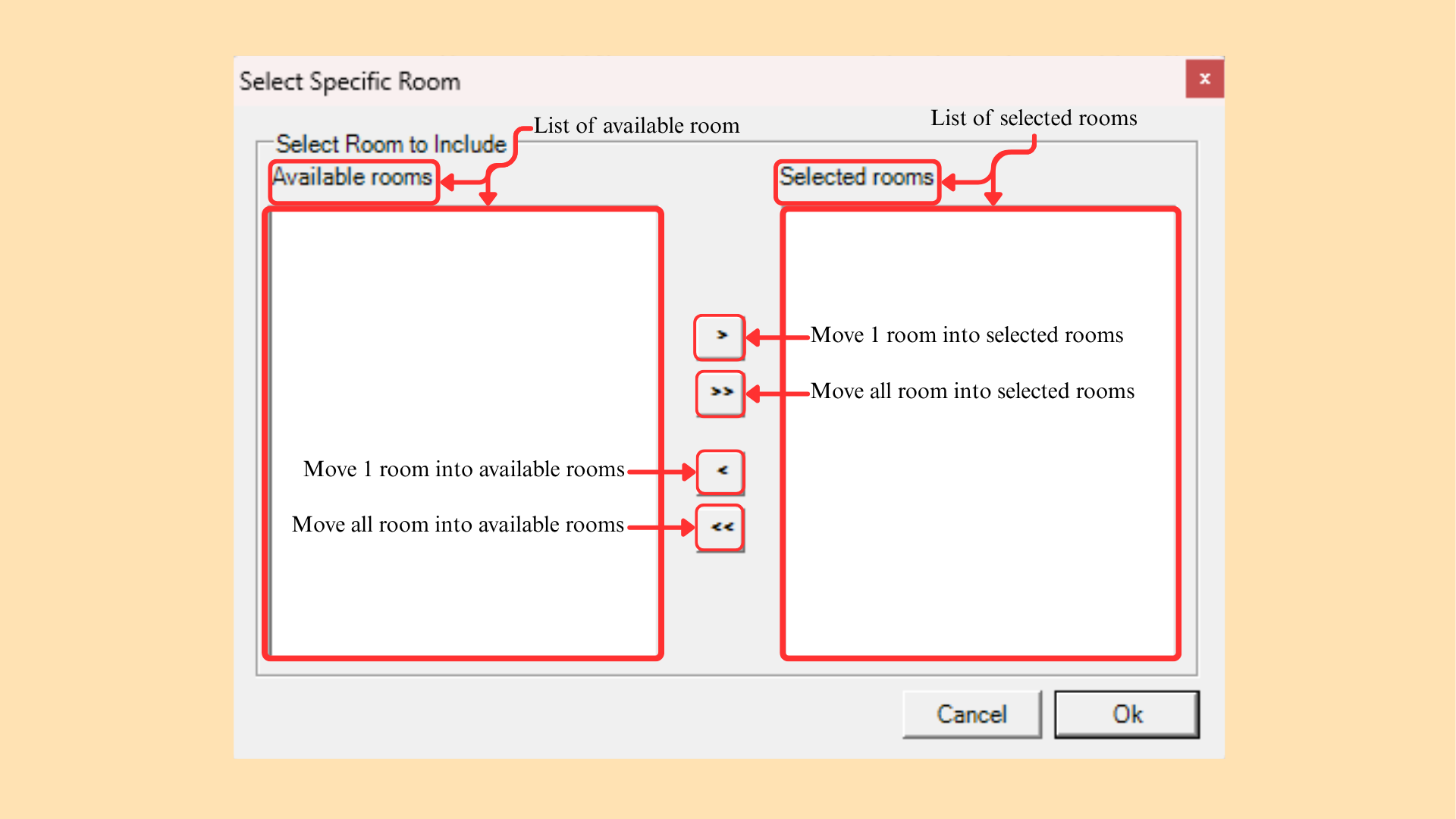 Specific Room Management