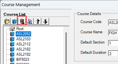 Delete Single Course