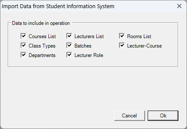 Choose Import Data