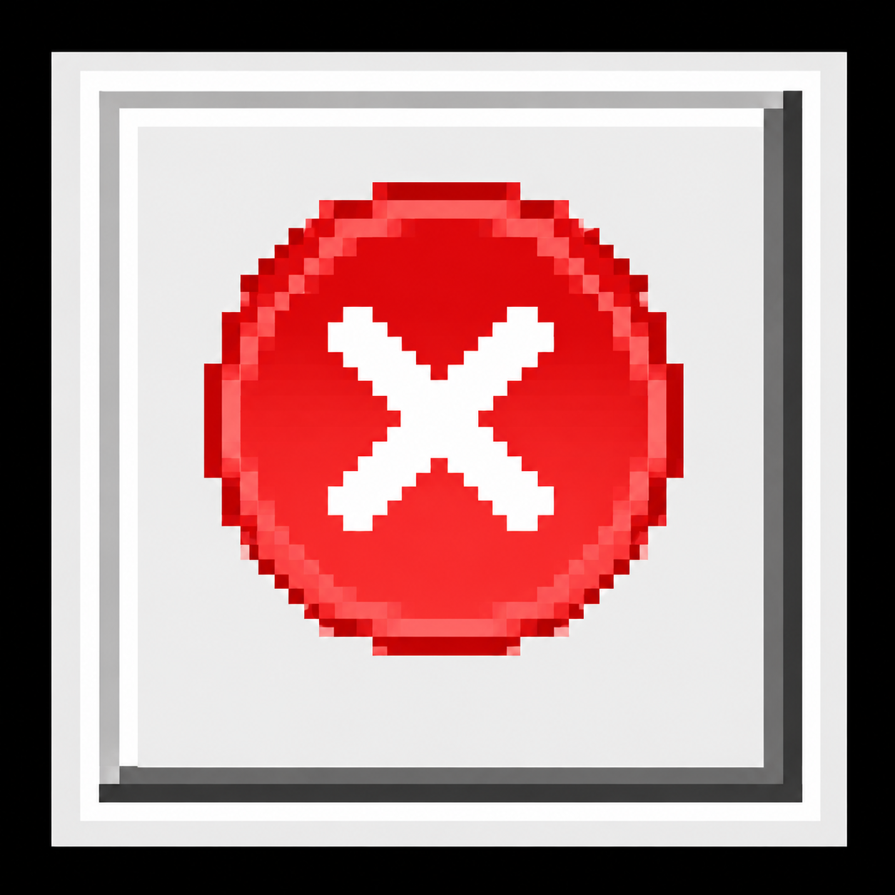 Delete checked data icon