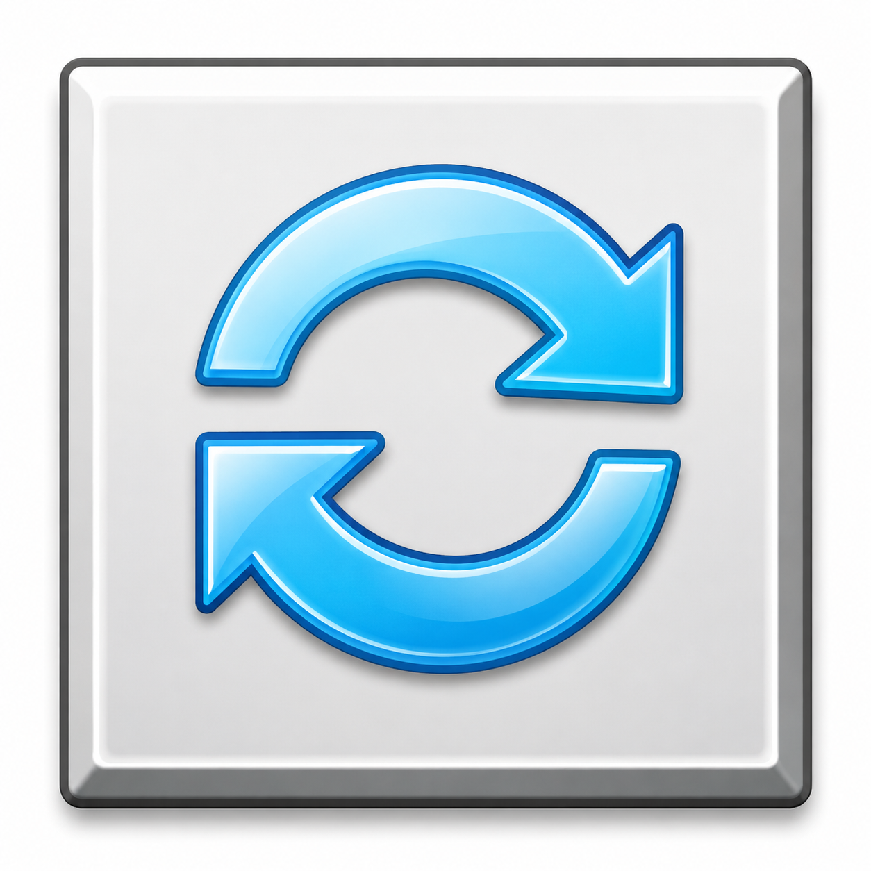 Circular arrows refresh icon