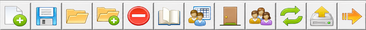 Toolbar of the TPlus Class interface