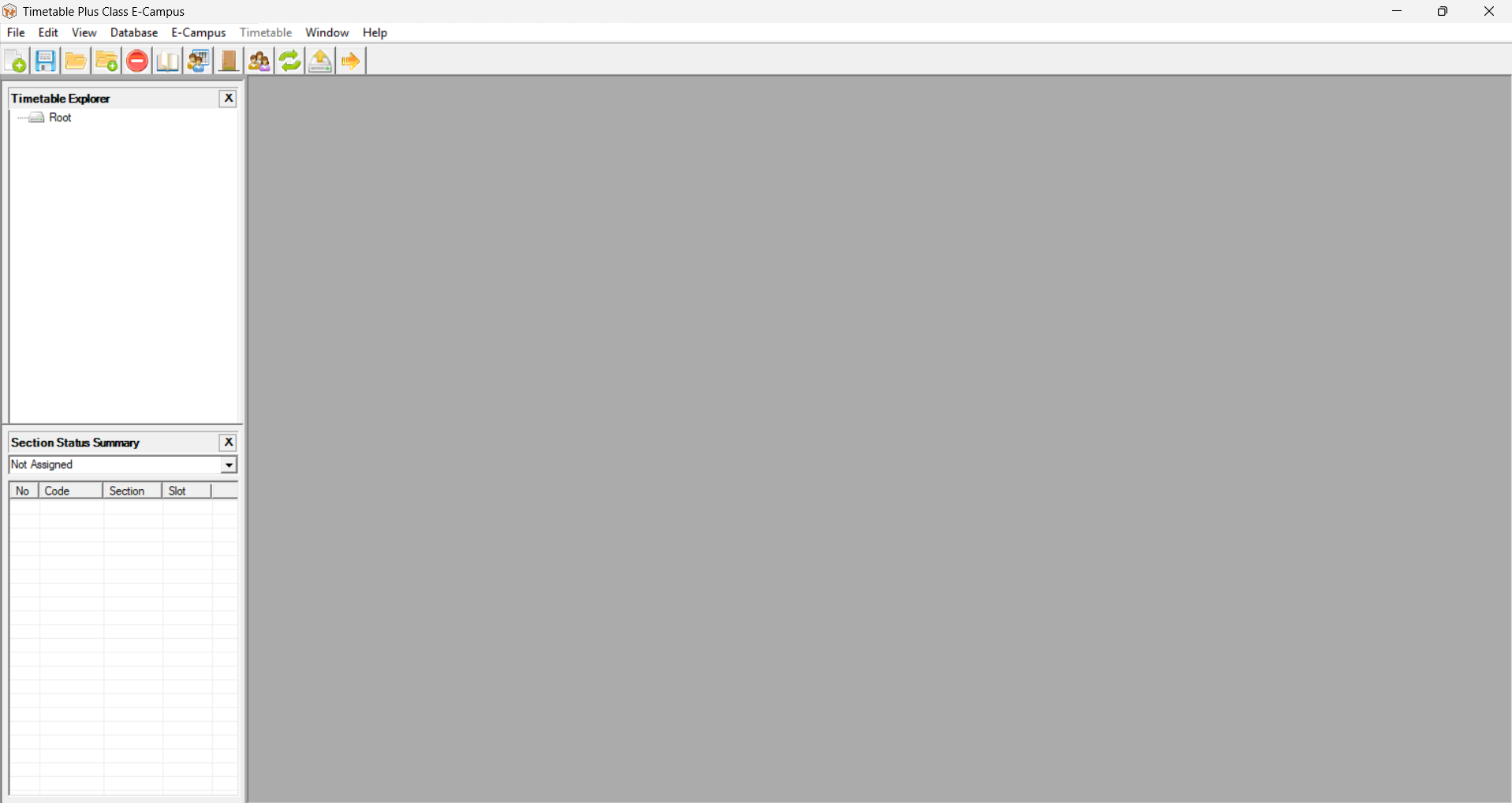 Main interface of the TPlus Class system