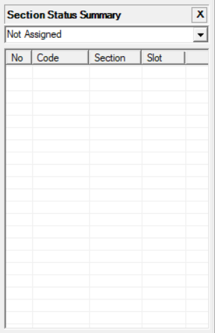Data and status panels