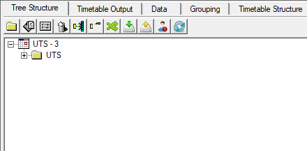 Tree Structure tab with the Export icon on the toolbar