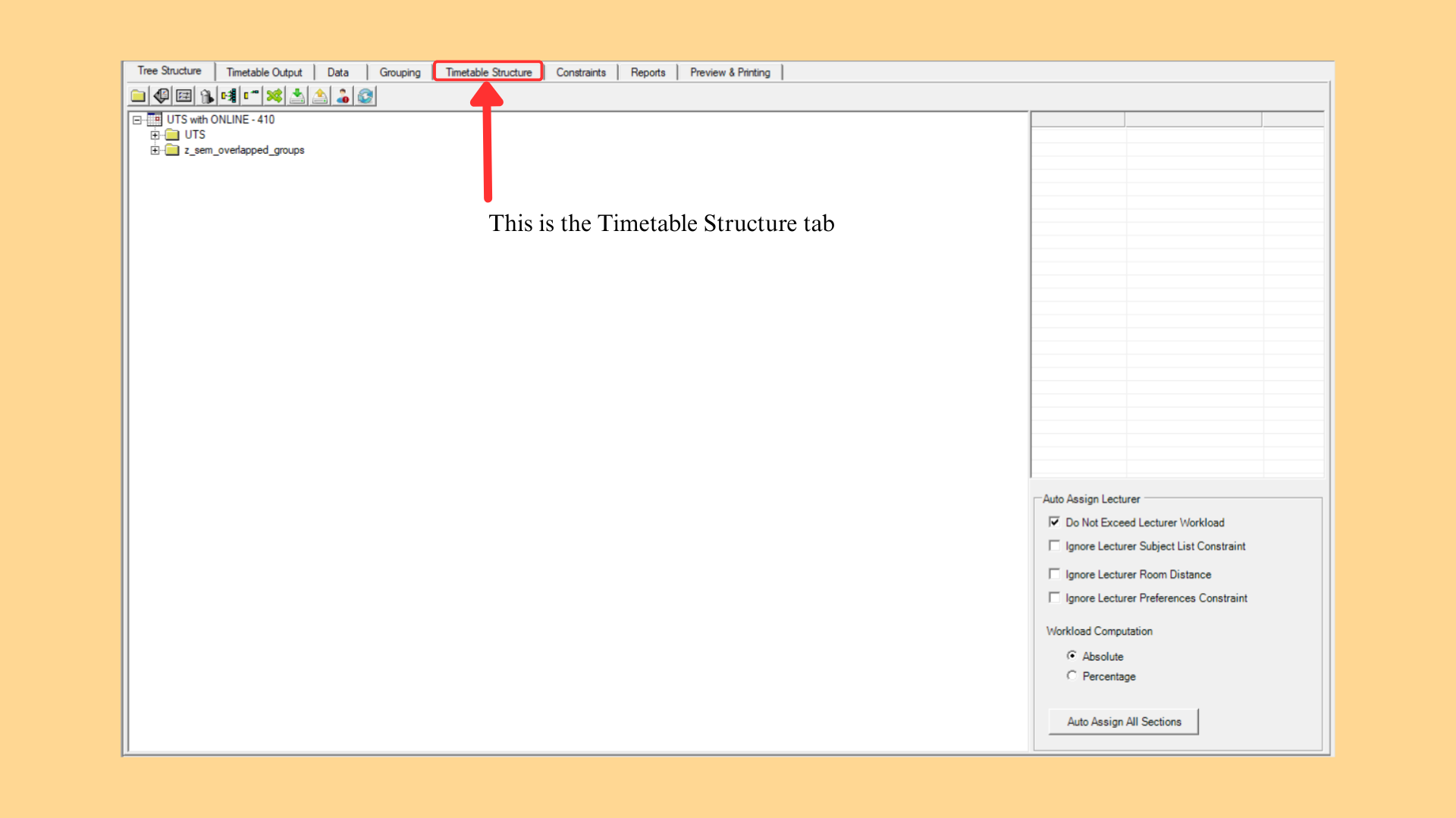 Timetable Structure