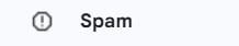 Email spam folder to check for password reset email