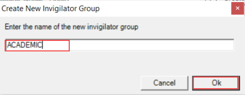 Entering New Group Name