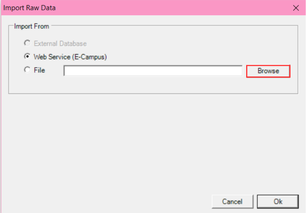 Browse for similar courses file