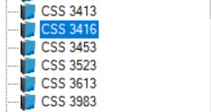 List of courses after adding new course