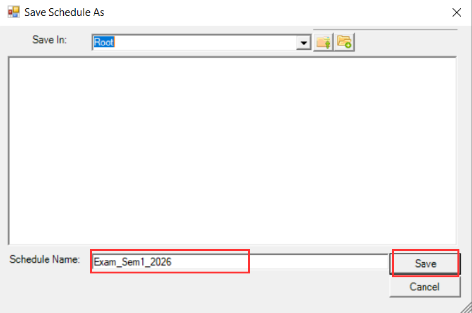 Enter project name dialog