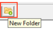 New Folder icon in save window