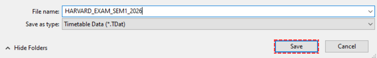 Save File dialog